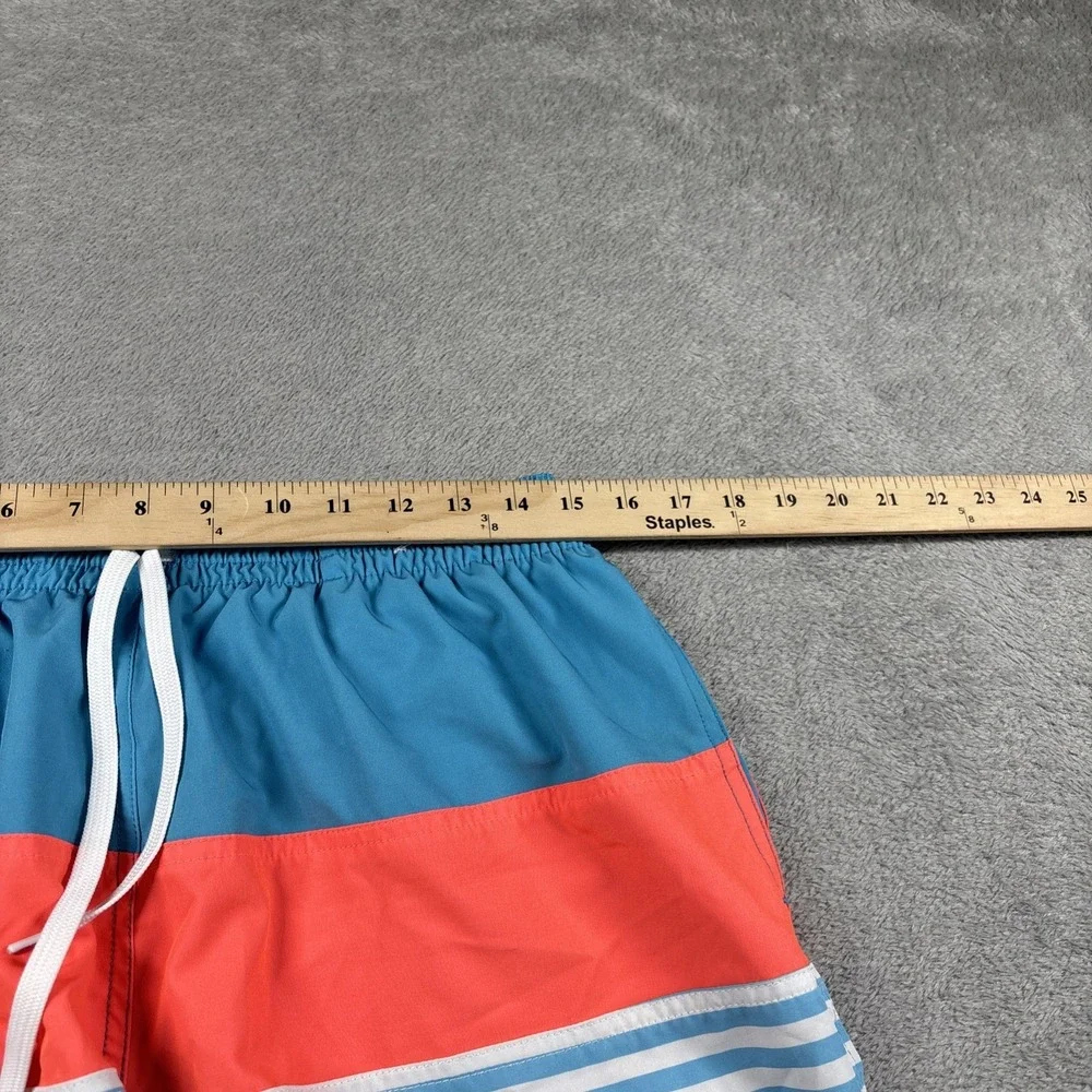 Chubbies Striped Swim Shorts Orange/Blue 5.5